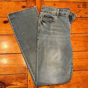 Old navy kicker boot cut blue jeans